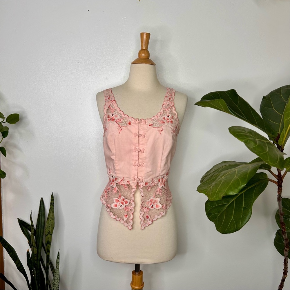 Vintage lace boho top - Picture 2 of 5